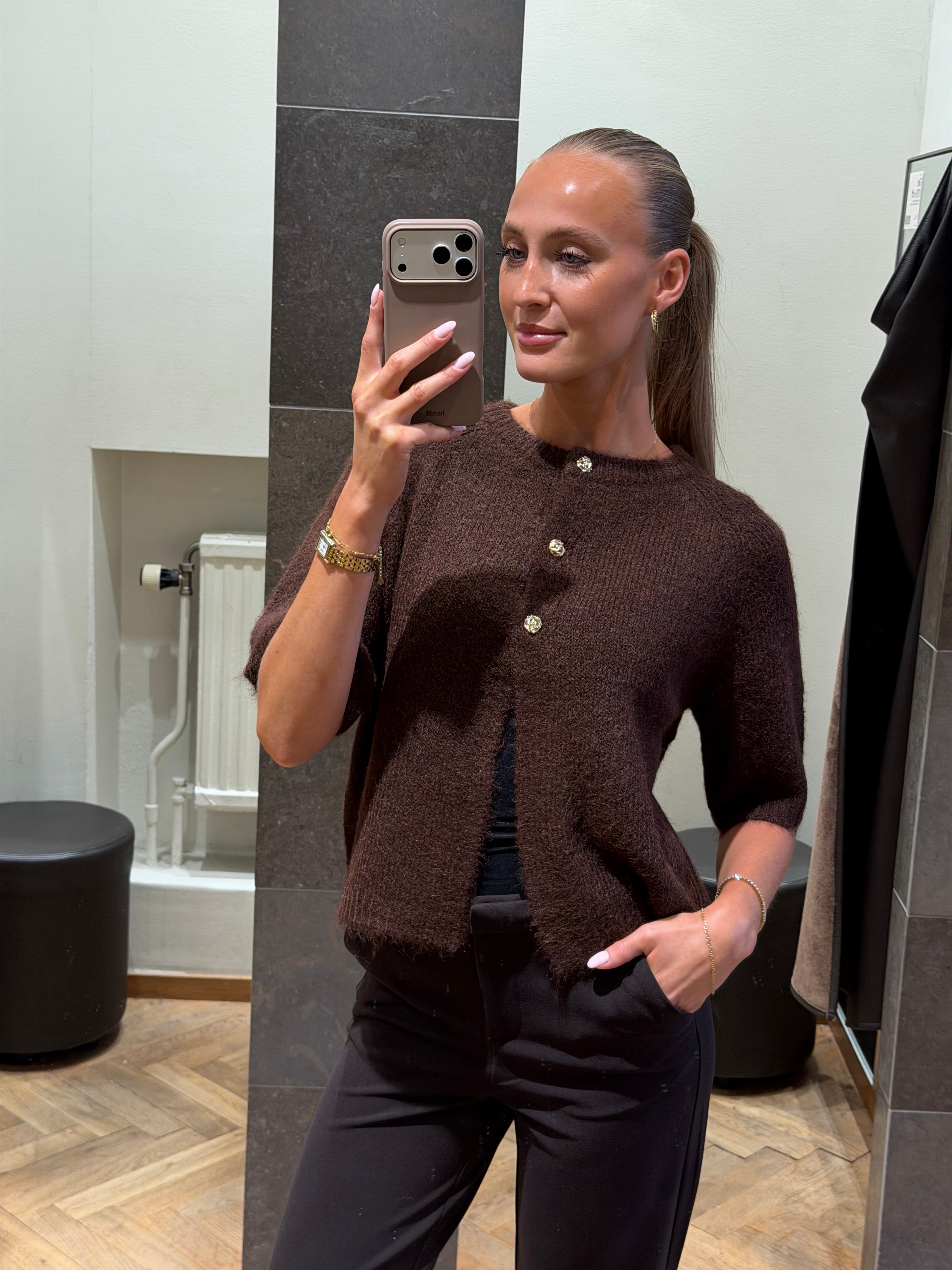 VMJILL Knitted Cardigan - Chicory Coffee